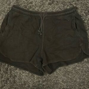 Black John Galt (Brandy Melville) waffle shorts